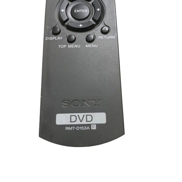 Sony DVD Remote Control RMT D153A Black Replacement Part - Picture 2 of 4